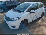 2016 Honda Fit Lx White vin: JHMGK5H58GX024293