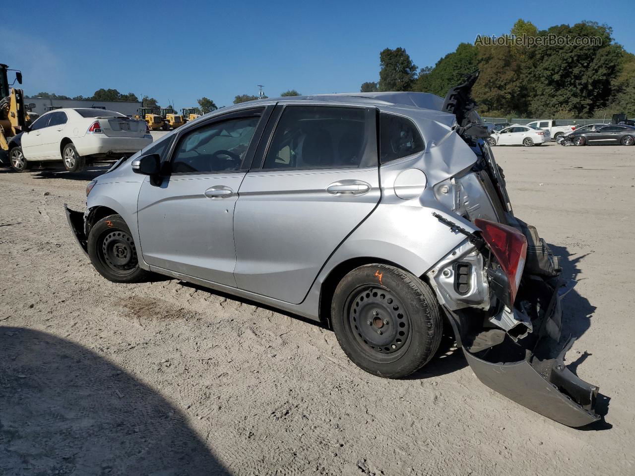 2016 Honda Fit Lx Silver vin: JHMGK5H59GS011307