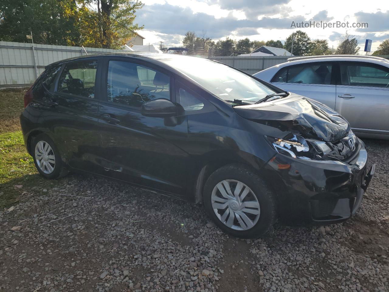 2016 Honda Fit Lx Черный vin: JHMGK5H59GX010841