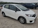 2016 Honda Fit Lx White vin: JHMGK5H59GX023458