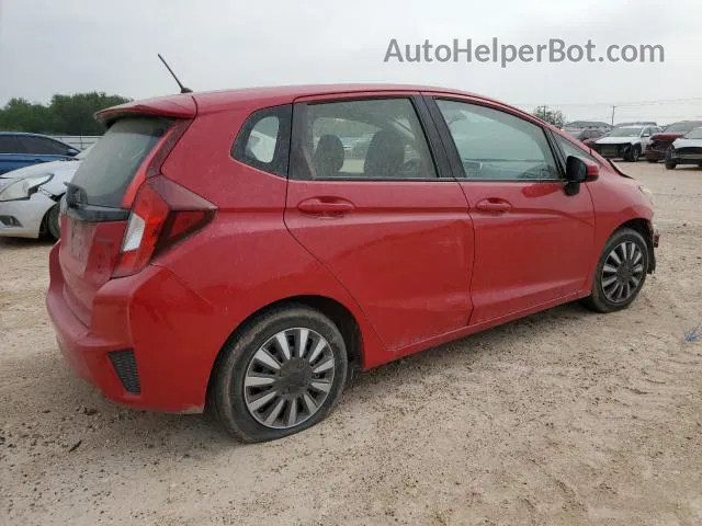 2016 Honda Fit Lx Red vin: JHMGK5H59GX026621