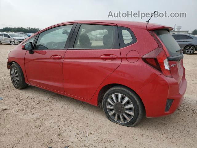 2016 Honda Fit Lx Red vin: JHMGK5H59GX026621