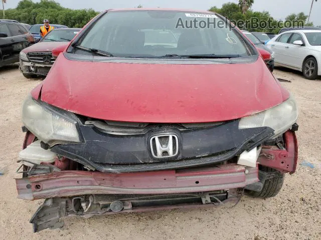 2016 Honda Fit Lx Red vin: JHMGK5H59GX026621