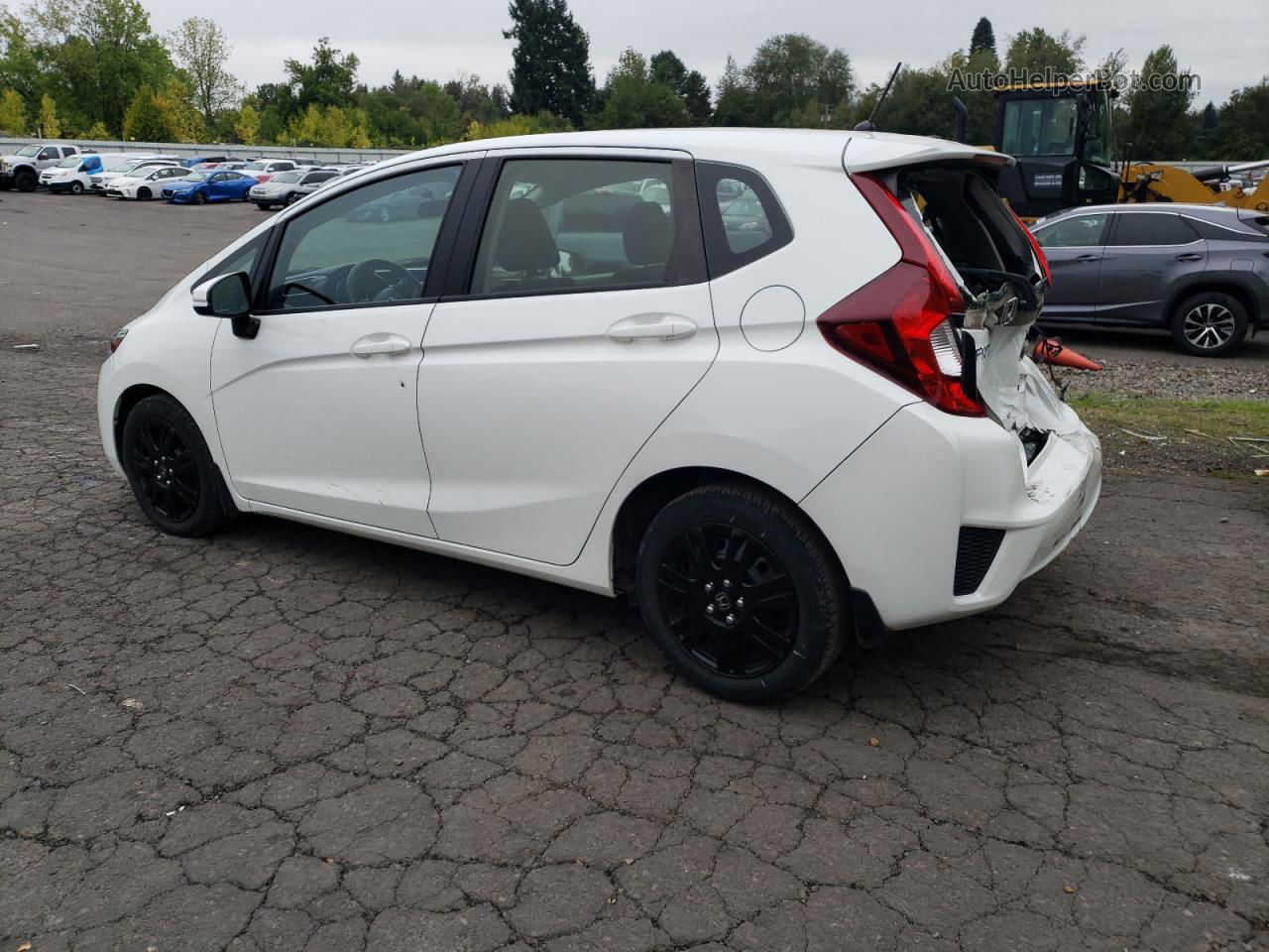 2016 Honda Fit Lx Белый vin: JHMGK5H5XGS002650