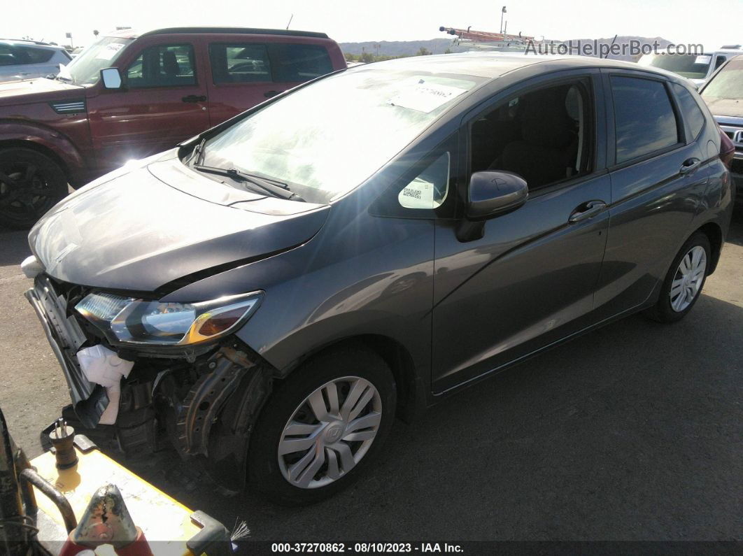 2016 Honda Fit Lx Серый vin: JHMGK5H5XGS005760