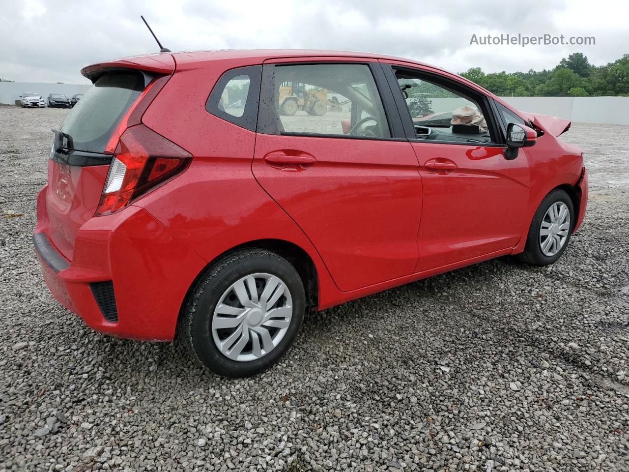 2016 Honda Fit Lx Red vin: JHMGK5H5XGX009651