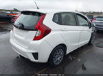 2016 Honda Fit Lx White vin: JHMGK5H5XGX017684