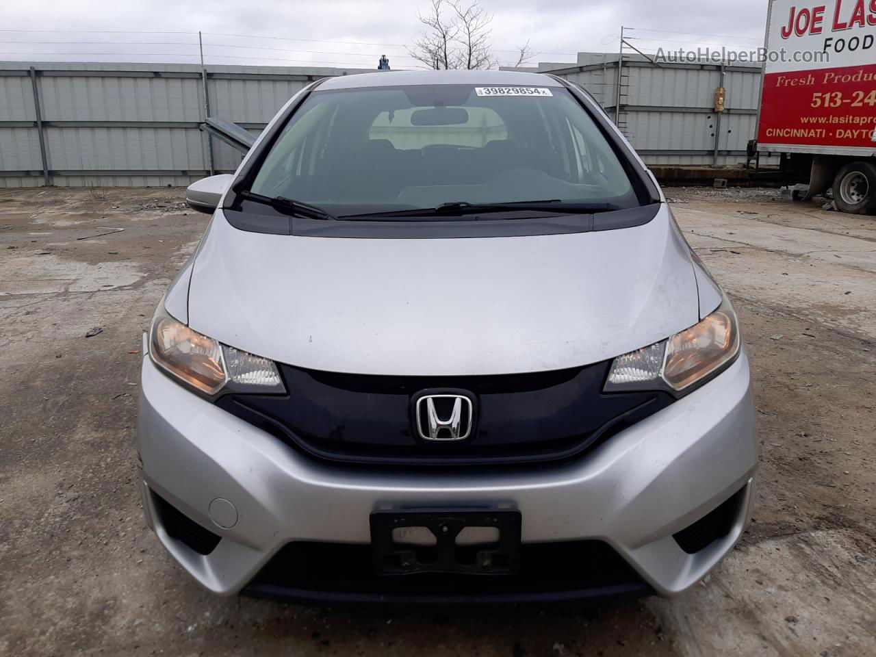 2016 Honda Fit Lx Silver vin: JHMGK5H5XGX025834