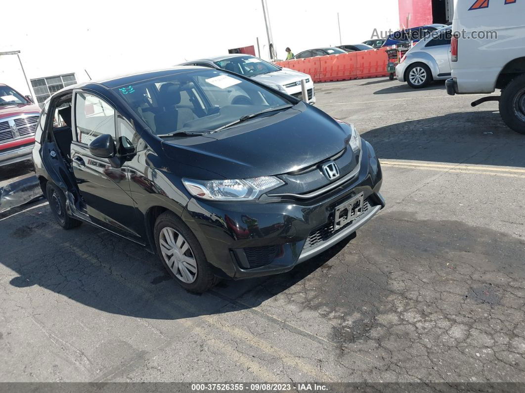 2016 Honda Fit Lx Black vin: JHMGK5H5XGX035005