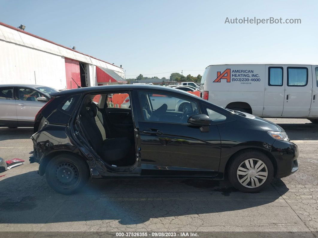 2016 Honda Fit Lx Black vin: JHMGK5H5XGX035005