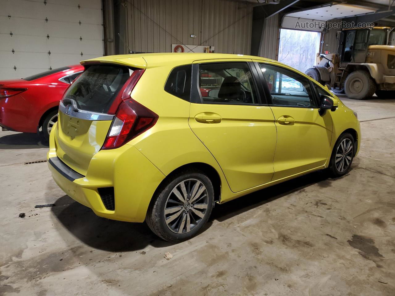 2016 Honda Fit Ex Yellow vin: JHMGK5H70GS001105