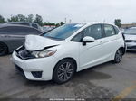 2016 Honda Fit Ex White vin: JHMGK5H70GX001415