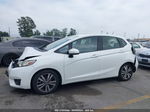 2016 Honda Fit Ex White vin: JHMGK5H70GX001415