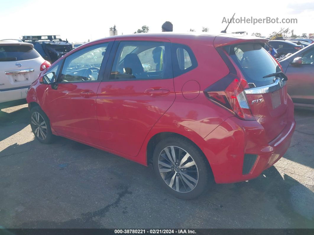 2016 Honda Fit Ex Красный vin: JHMGK5H70GX027108