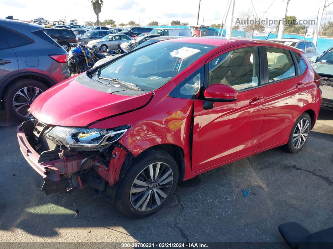 2016 Honda Fit Ex Red vin: JHMGK5H70GX027108