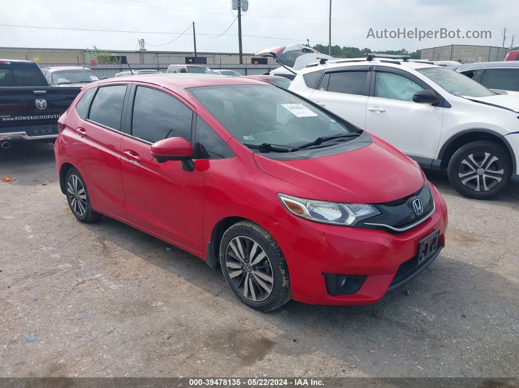 2016 Honda Fit Ex Красный vin: JHMGK5H70GX040215