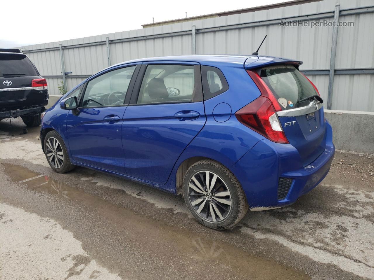 2016 Honda Fit Ex Blue vin: JHMGK5H70GX040344