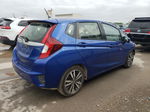 2016 Honda Fit Ex Blue vin: JHMGK5H70GX040344