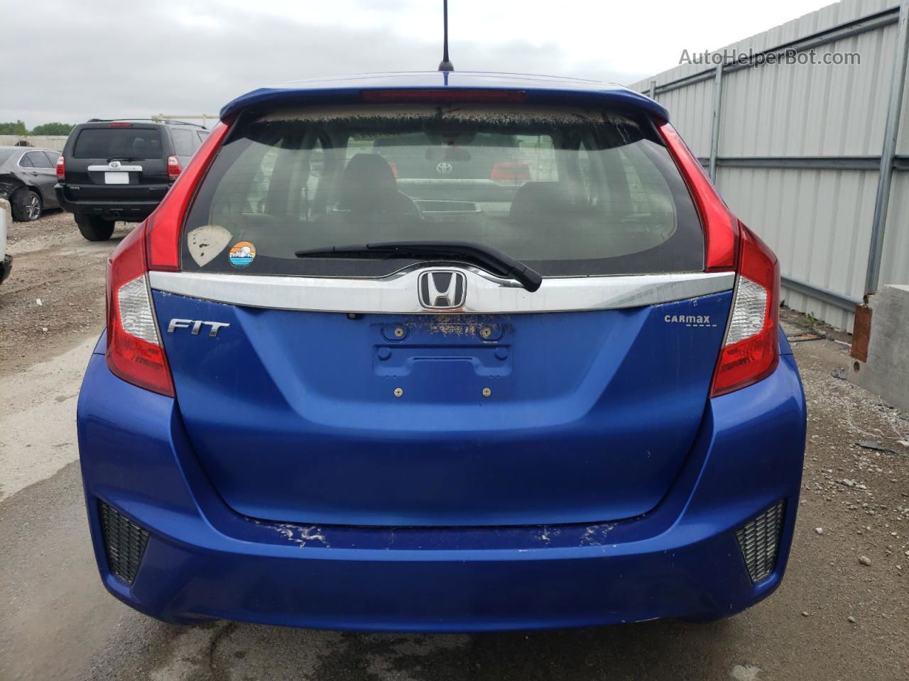 2016 Honda Fit Ex Blue vin: JHMGK5H70GX040344