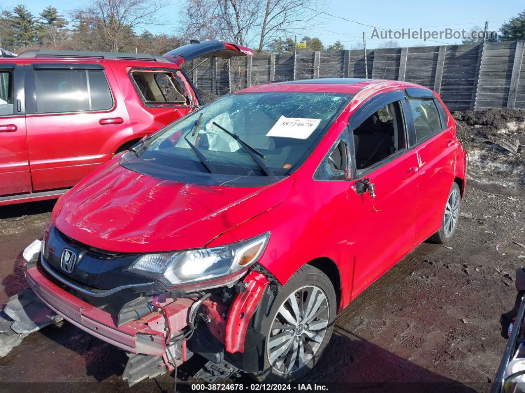 2016 Honda Fit Ex Red vin: JHMGK5H71GX000967