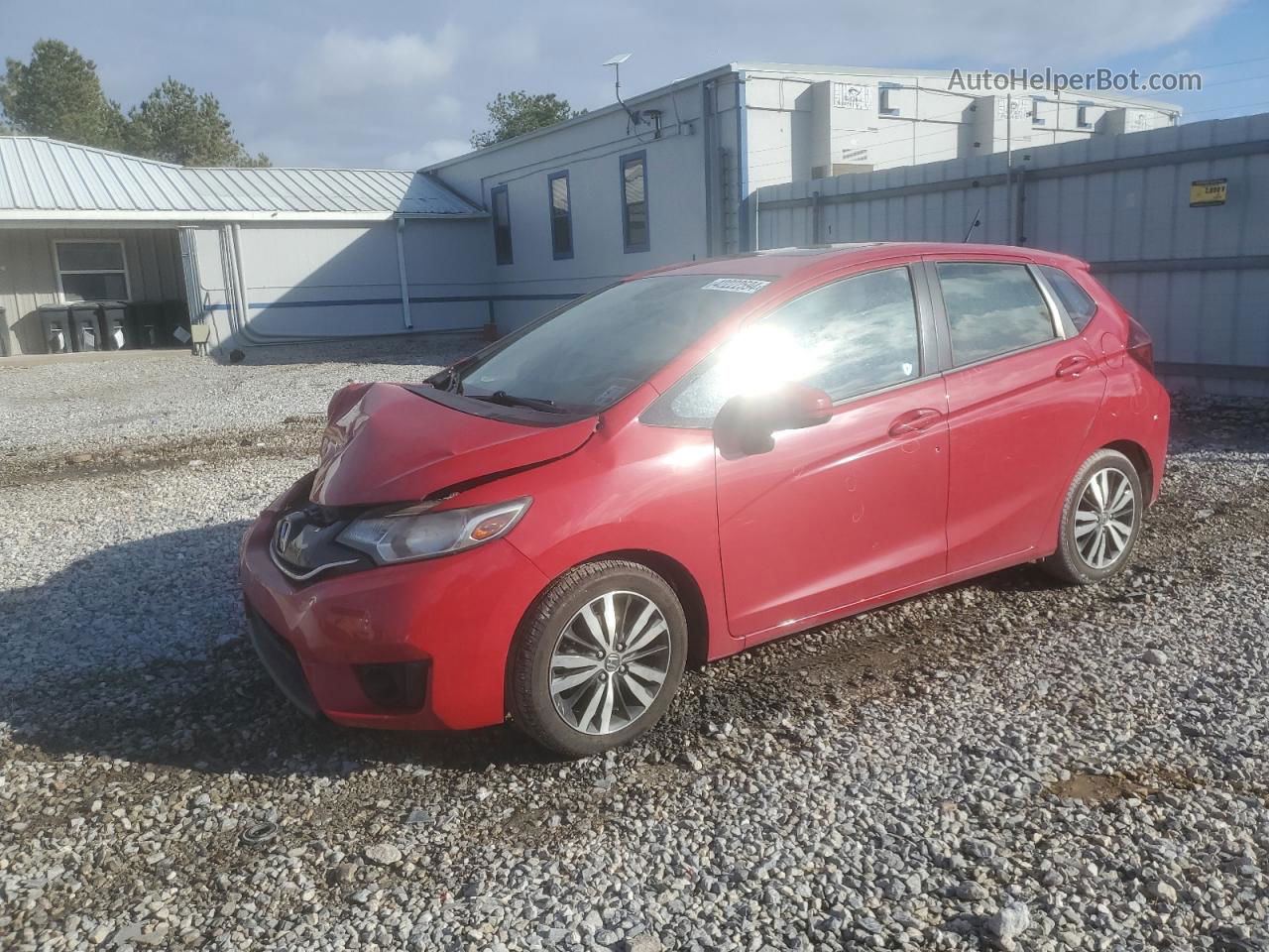 2016 Honda Fit Ex Red vin: JHMGK5H71GX046427