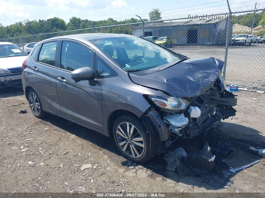 2016 Honda Fit Ex Gray vin: JHMGK5H72GS008492