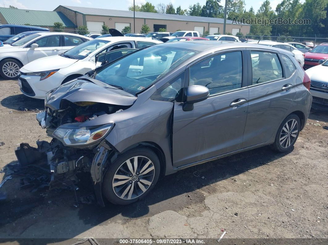 2016 Honda Fit Ex Gray vin: JHMGK5H72GS008492