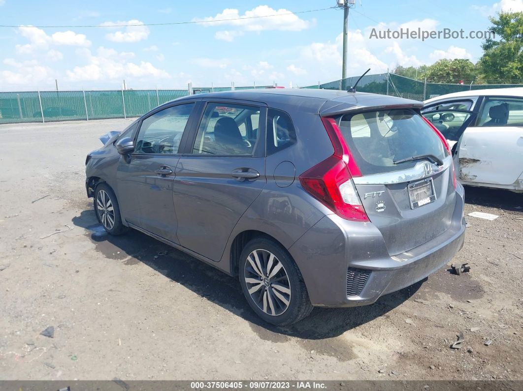 2016 Honda Fit Ex Gray vin: JHMGK5H72GS008492