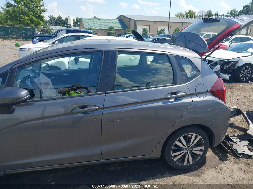 2016 Honda Fit Ex Gray vin: JHMGK5H72GS008492