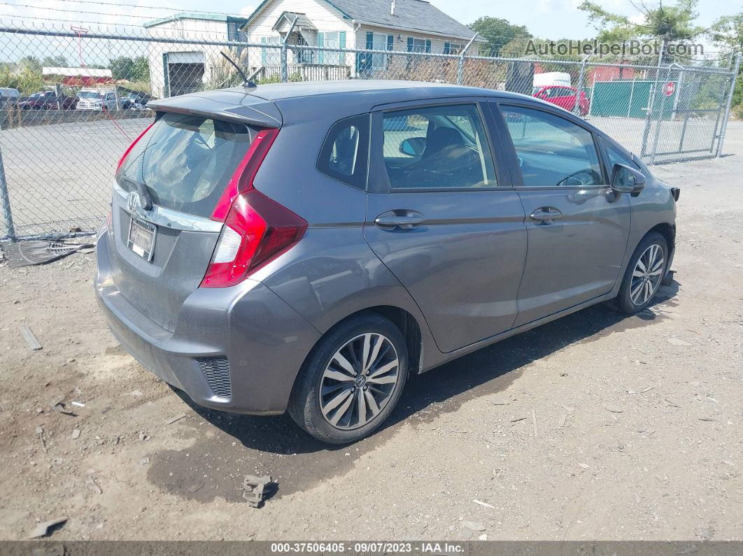 2016 Honda Fit Ex Gray vin: JHMGK5H72GS008492