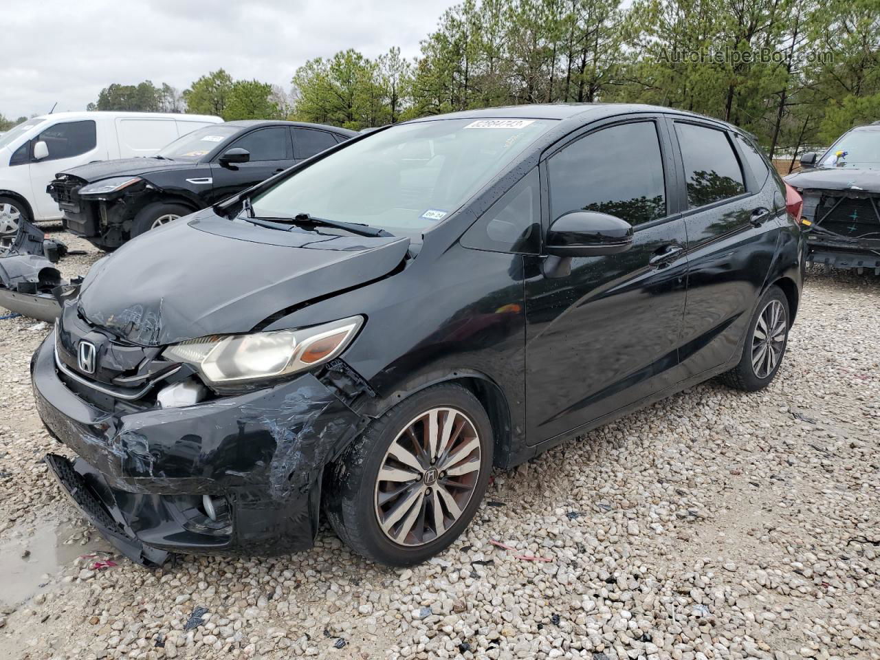 2016 Honda Fit Ex Black vin: JHMGK5H72GX007667