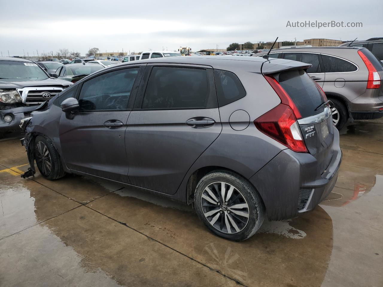 2016 Honda Fit Ex Gray vin: JHMGK5H72GX043732