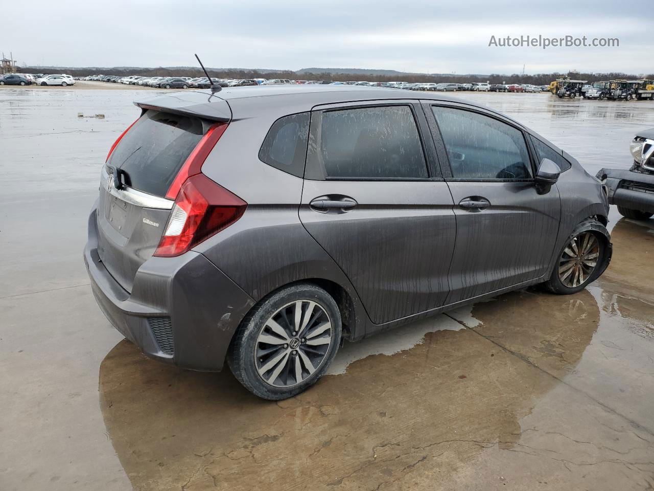 2016 Honda Fit Ex Gray vin: JHMGK5H72GX043732