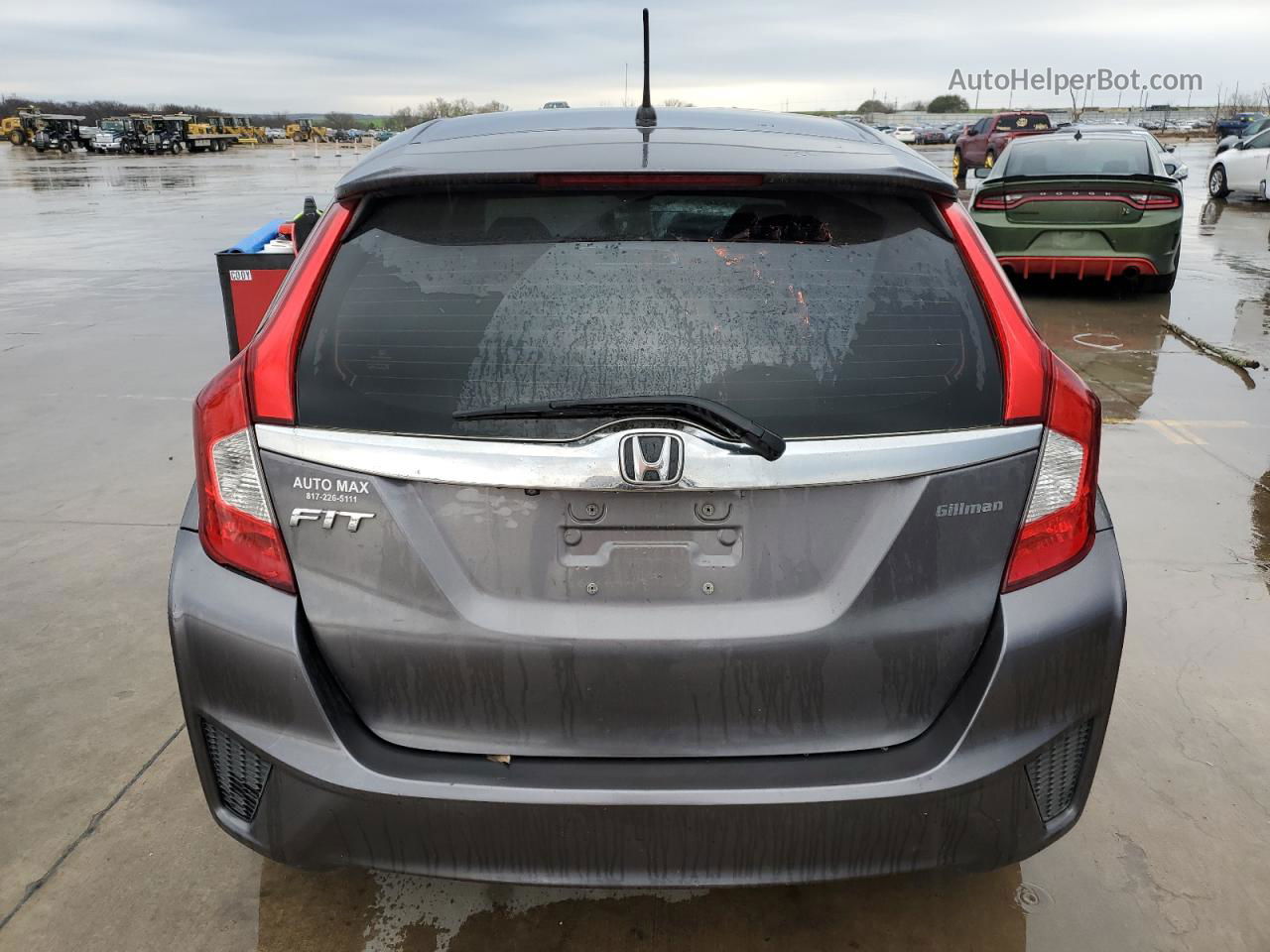 2016 Honda Fit Ex Gray vin: JHMGK5H72GX043732