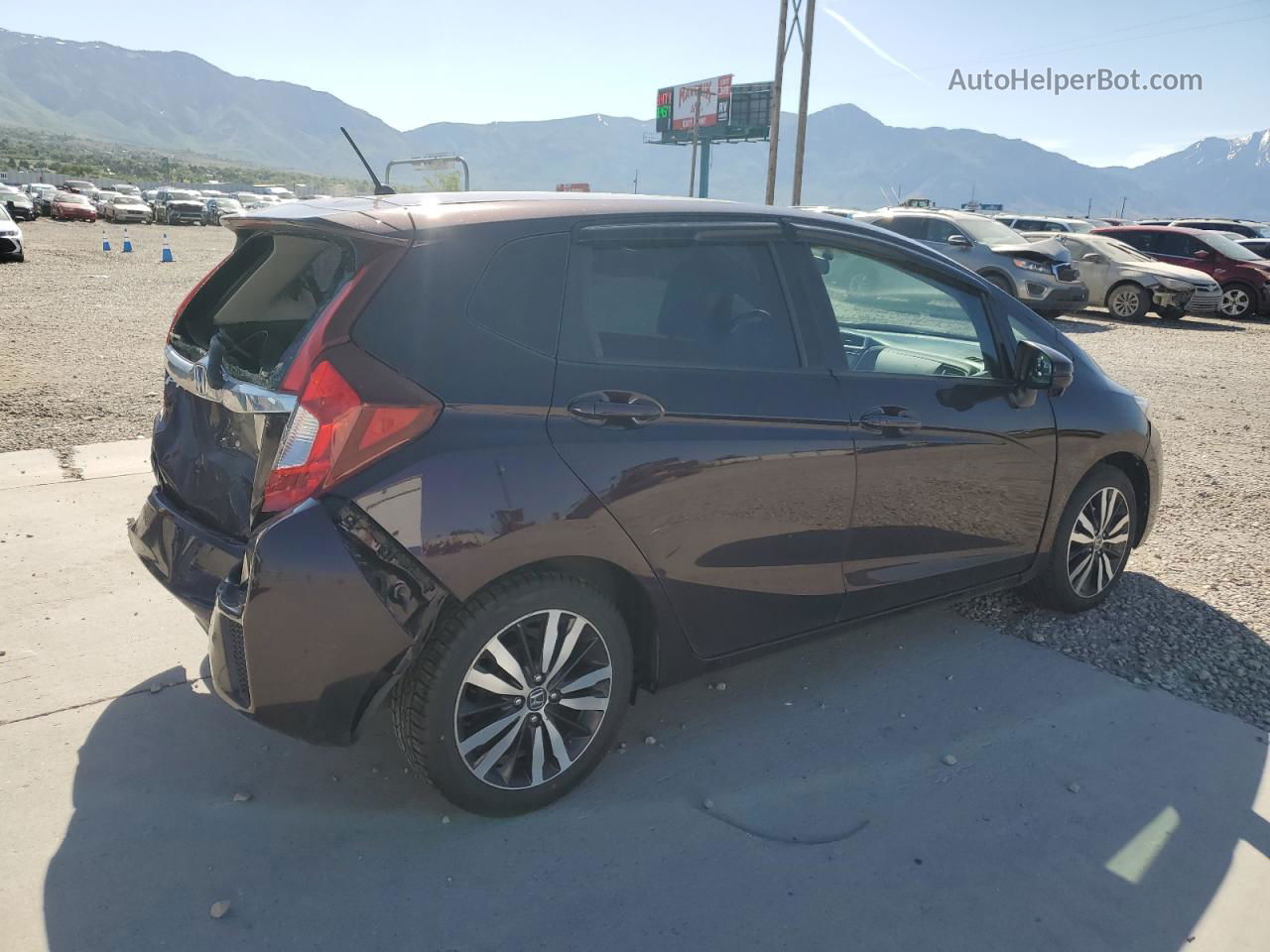 2016 Honda Fit Ex Purple vin: JHMGK5H73GS016259