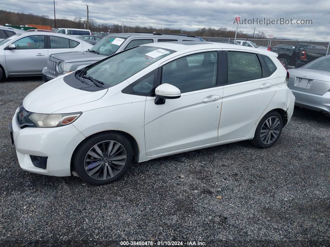 2016 Honda Fit Ex Белый vin: JHMGK5H73GX004065