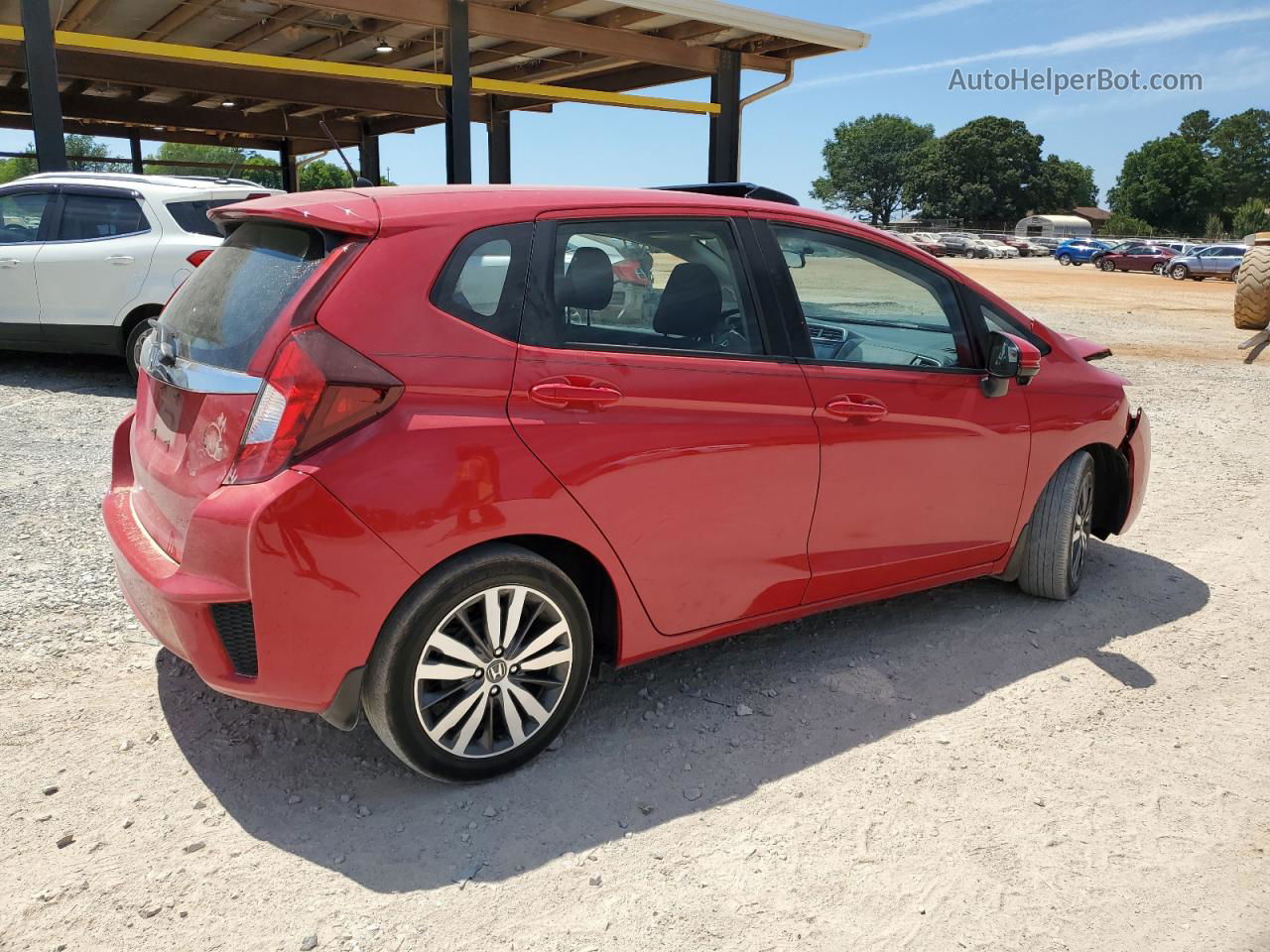 2016 Honda Fit Ex Red vin: JHMGK5H73GX014188