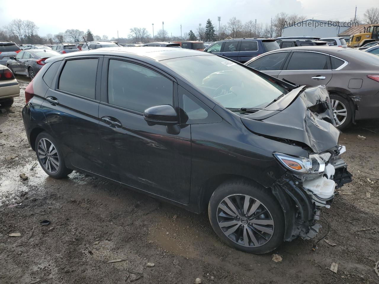 2016 Honda Fit Ex Black vin: JHMGK5H73GX038880