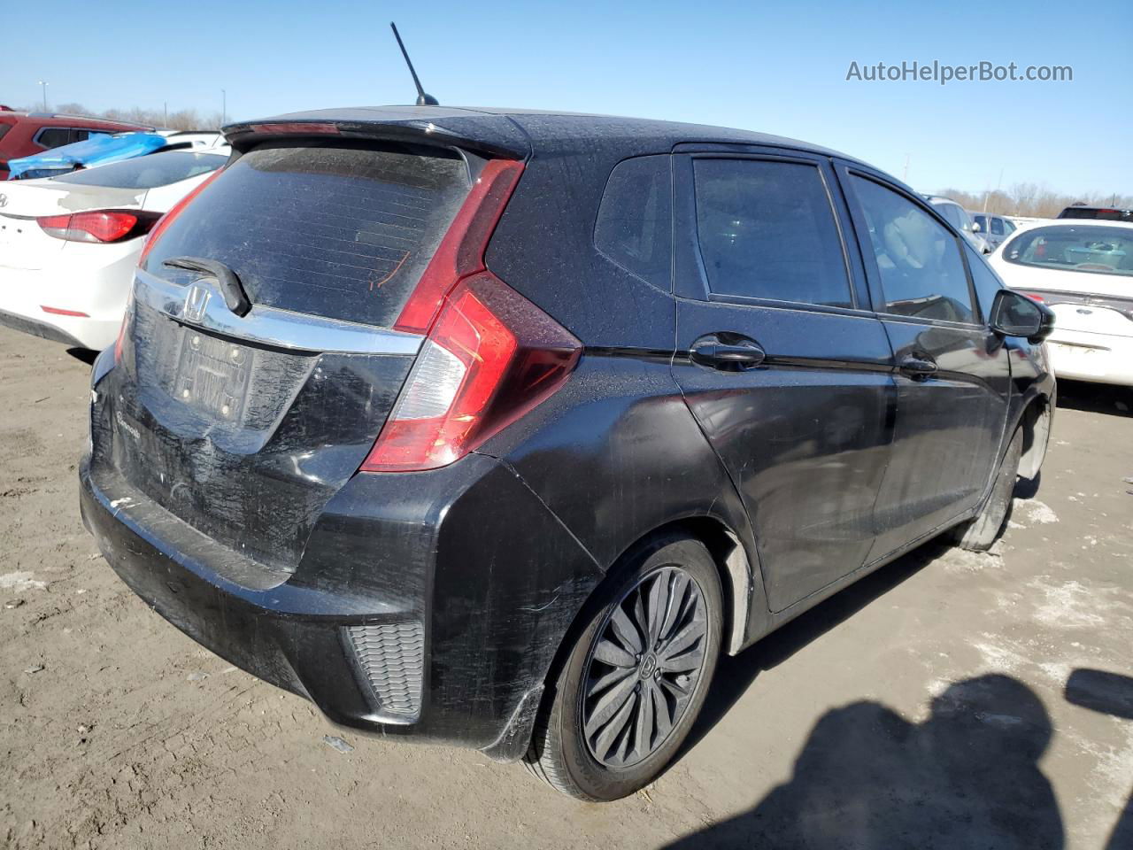 2016 Honda Fit Ex Black vin: JHMGK5H73GX042184