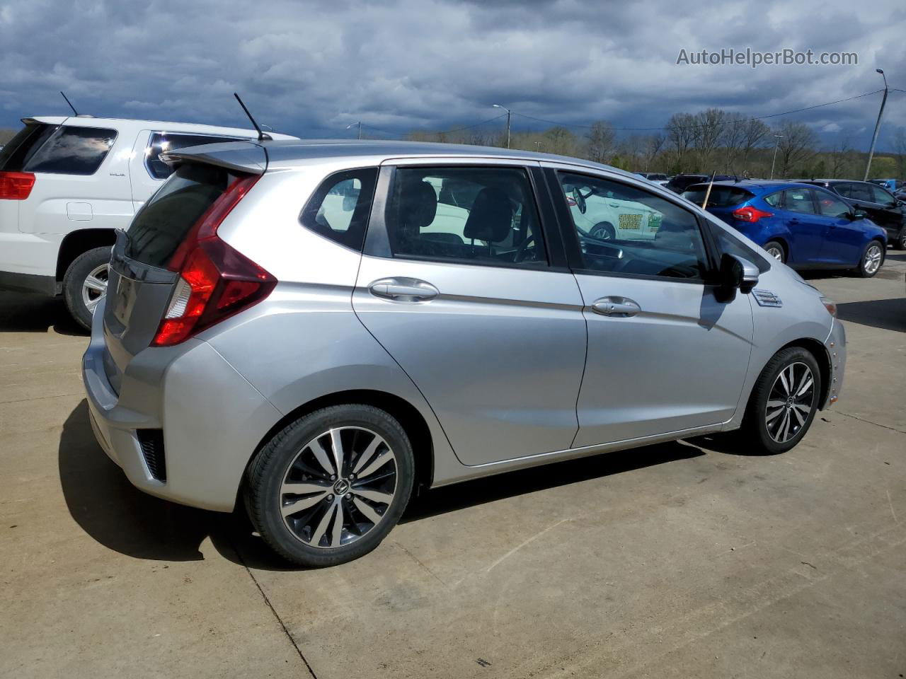 2016 Honda Fit Ex Silver vin: JHMGK5H74GX026267