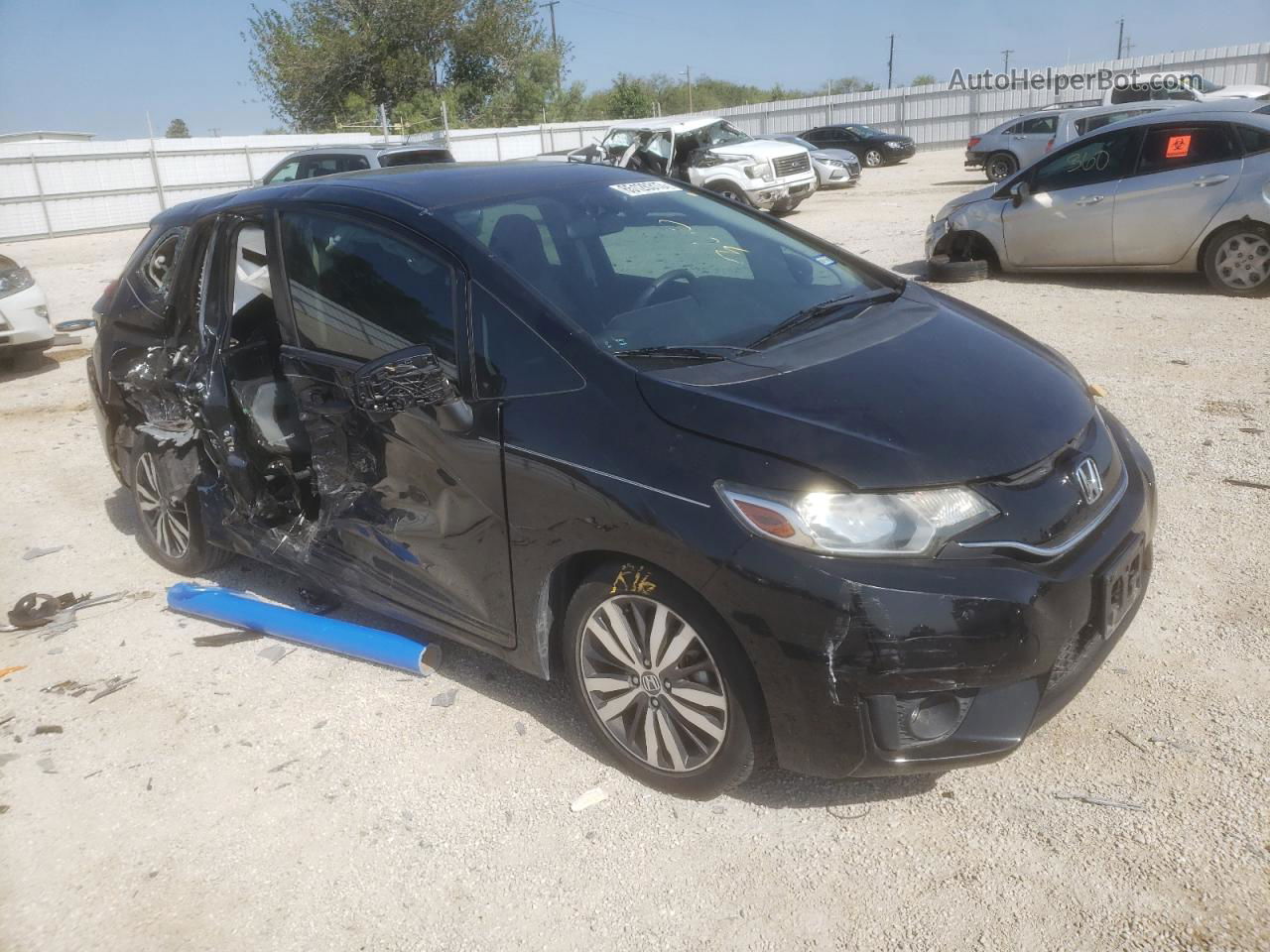 2016 Honda Fit Ex Black vin: JHMGK5H74GX036135