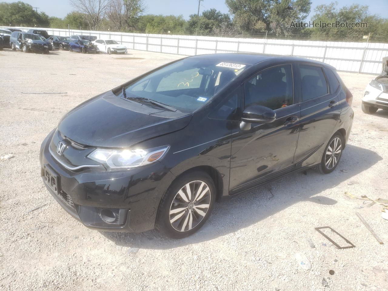 2016 Honda Fit Ex Black vin: JHMGK5H74GX036135