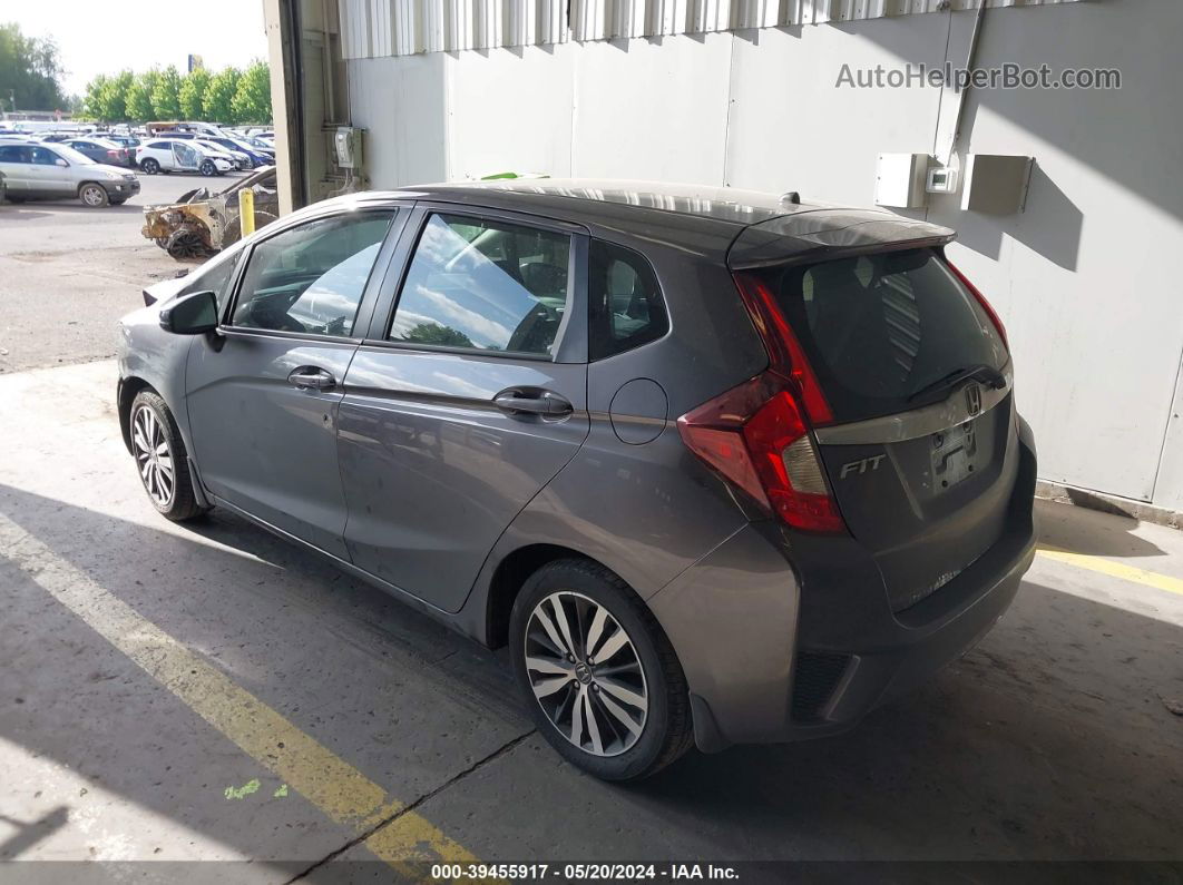 2016 Honda Fit Ex Gray vin: JHMGK5H75GS000080