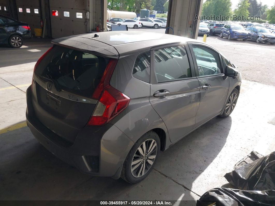 2016 Honda Fit Ex Gray vin: JHMGK5H75GS000080