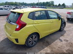 2016 Honda Fit Ex Yellow vin: JHMGK5H75GX005816