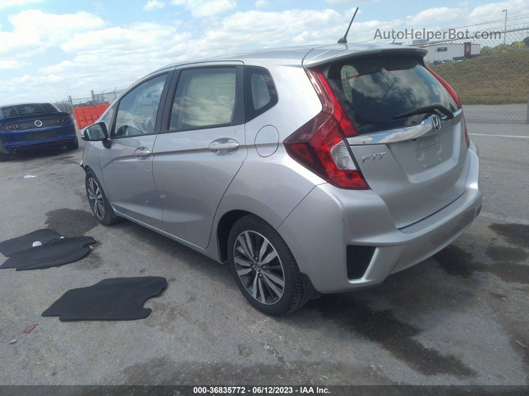 2016 Honda Fit Ex Серебряный vin: JHMGK5H75GX028058