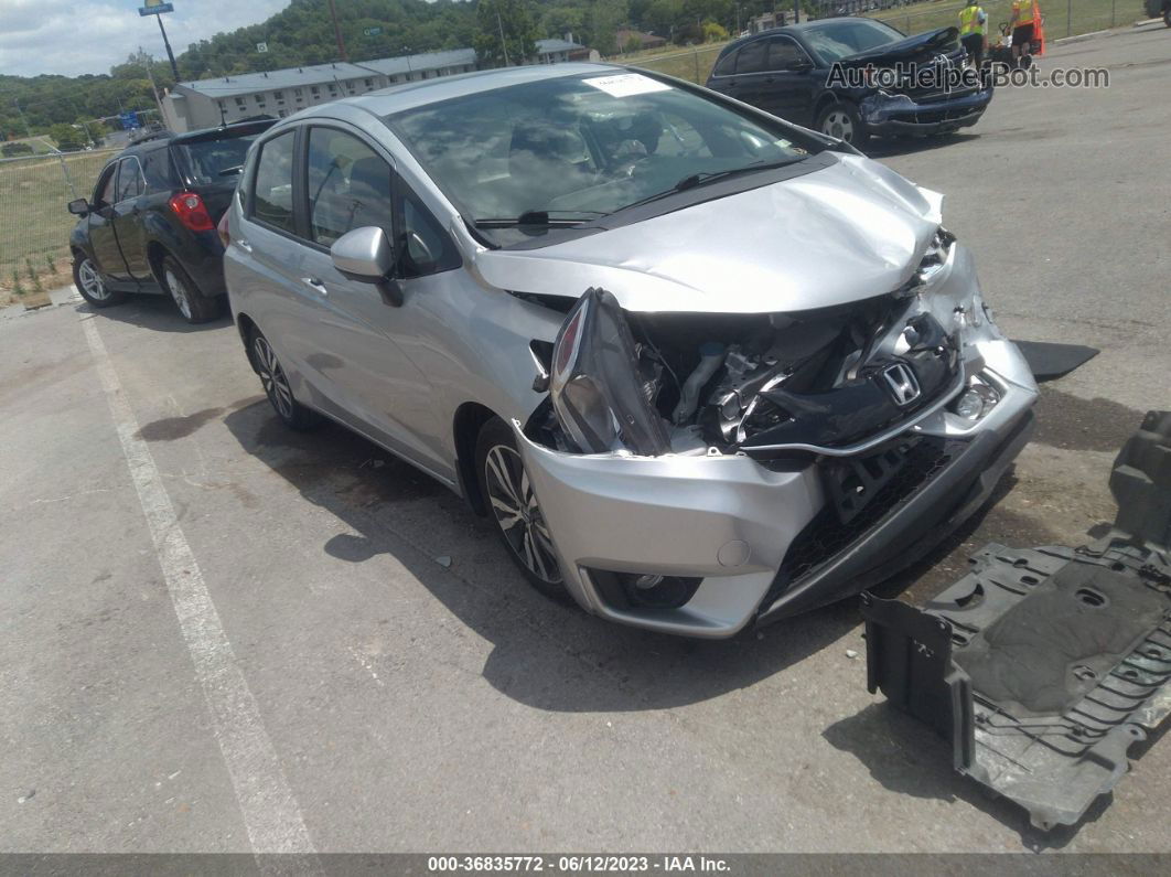 2016 Honda Fit Ex Серебряный vin: JHMGK5H75GX028058