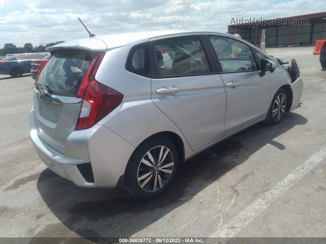 2016 Honda Fit Ex Серебряный vin: JHMGK5H75GX028058