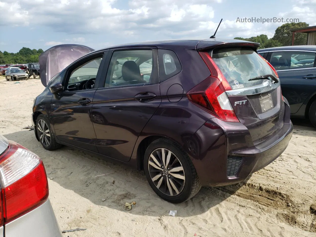 2016 Honda Fit Ex Purple vin: JHMGK5H75GX033423