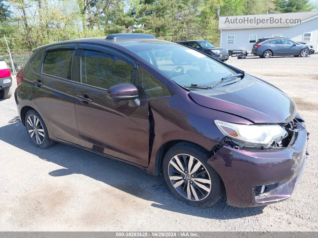 2016 Honda Fit Ex Фиолетовый vin: JHMGK5H75GX033907